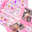 [PF58] Palmfarm Studio 90's Credit Card Frame Sticker Sheet (Pink/Blue)