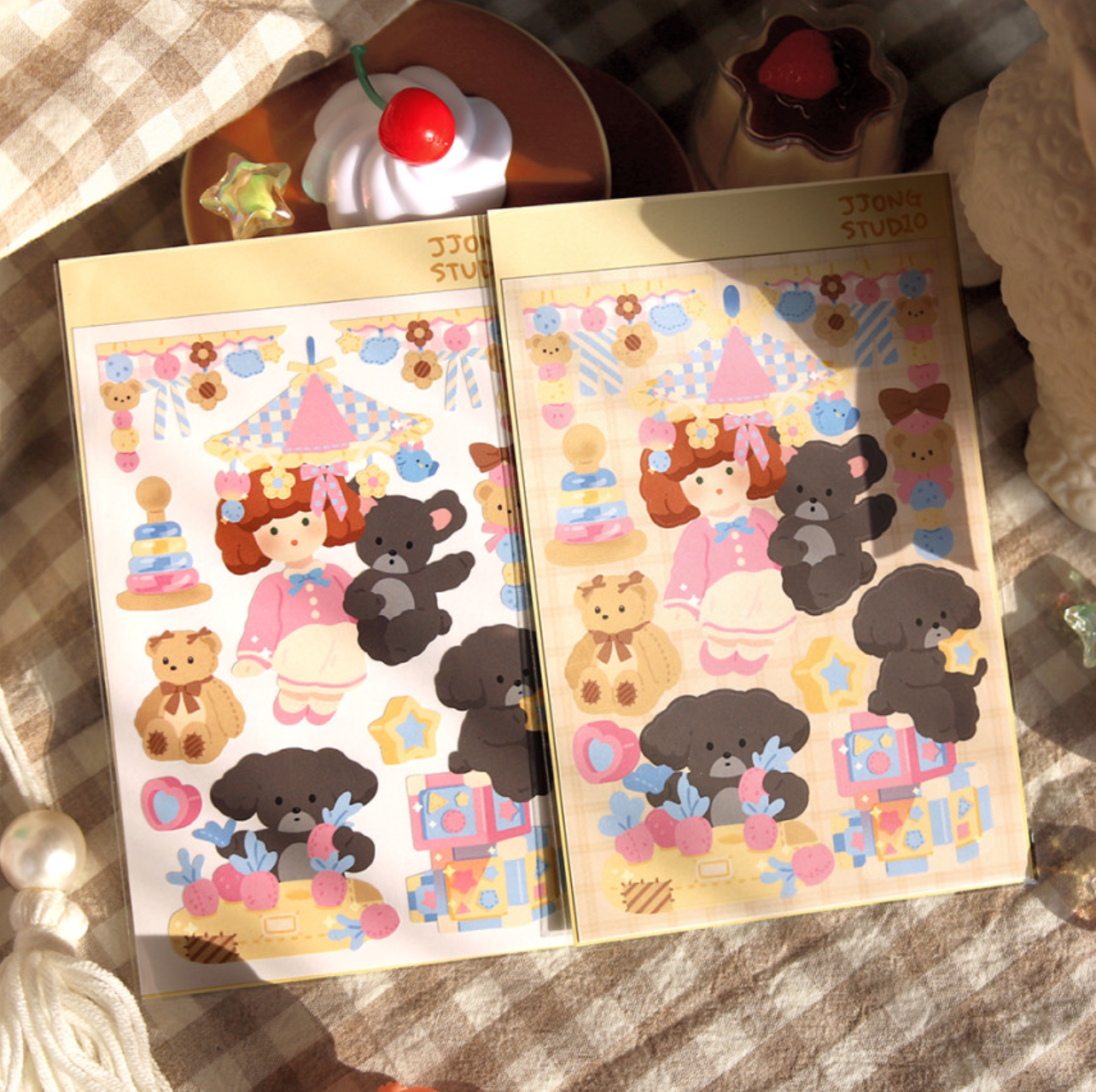 [JJ18] Jjong Studio Sweet Home Sticker Sheet Series (My Room/My House)