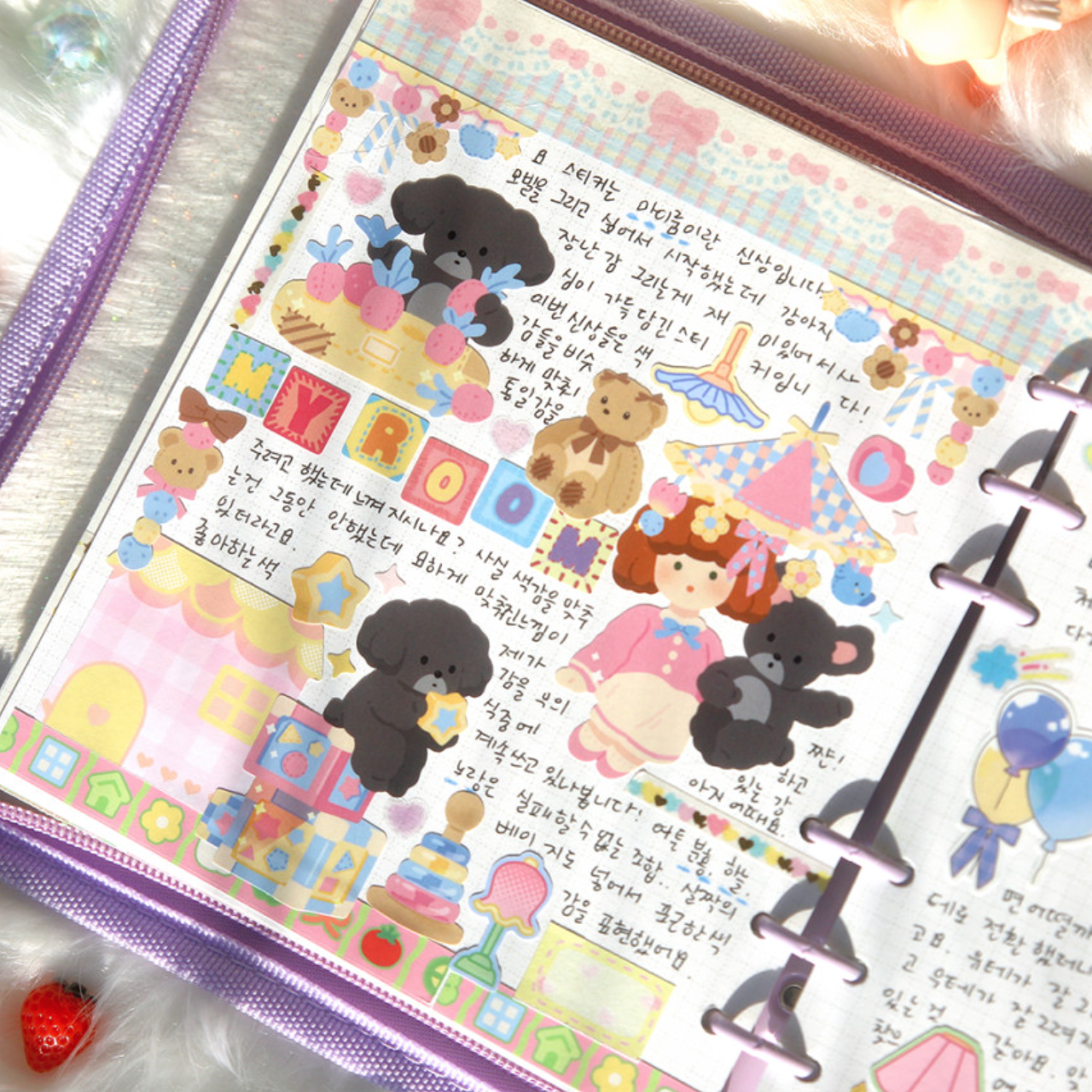 [JJ18] Jjong Studio Sweet Home Sticker Sheet Series (My Room/My House)