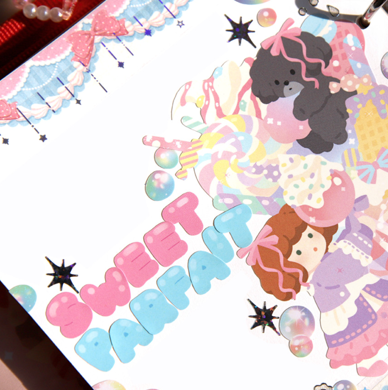 [JJ23] Jjong Studio Balloon Alphabet Sticker Sheet Set (Vivid/Pastel)