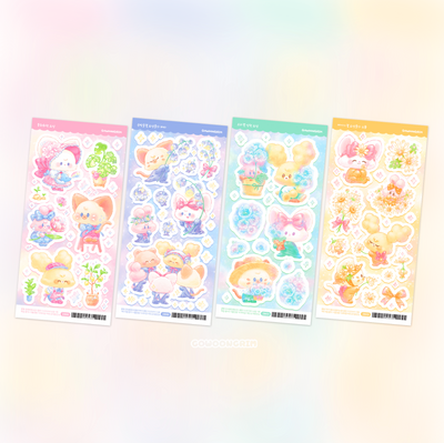 [GO12] Gowoongrim Flower Fairy Sticker Pack (Pack/Single)