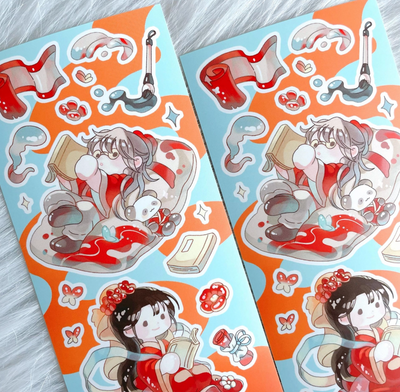 [CM19] Childhood Memories Reading Traditional Book Sticker Sheet