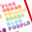 [JJ23] Jjong Studio Balloon Alphabet Sticker Sheet Set (Vivid/Pastel)