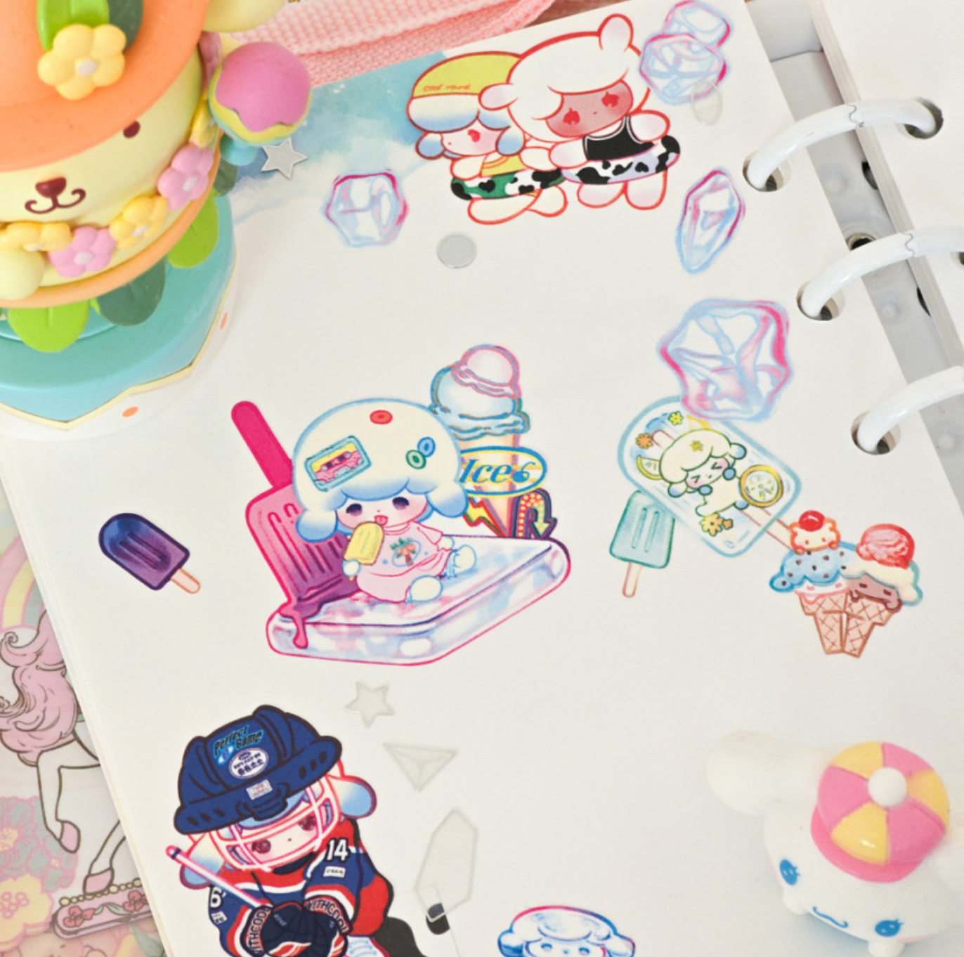 [SO17] Somsomsoso August Sticker Pack (options)