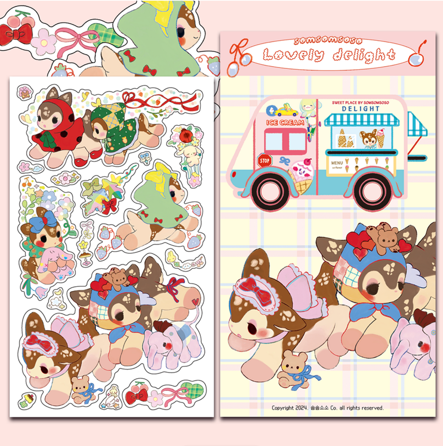[SO17] Somsomsoso August Sticker Pack (options)