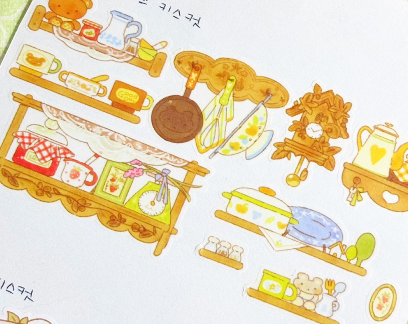 [CW58] Cotton World Autumn Shelf Kisscut Masking Tape 35mm x 5m
