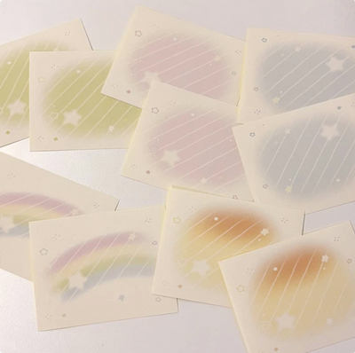 [SY34] Syomsyom Blur Memo Sticker Pack
