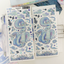 [SS39] Sik Sik in the Fantasy Dream House Good Fortune Blue Snake Sticker Sheet