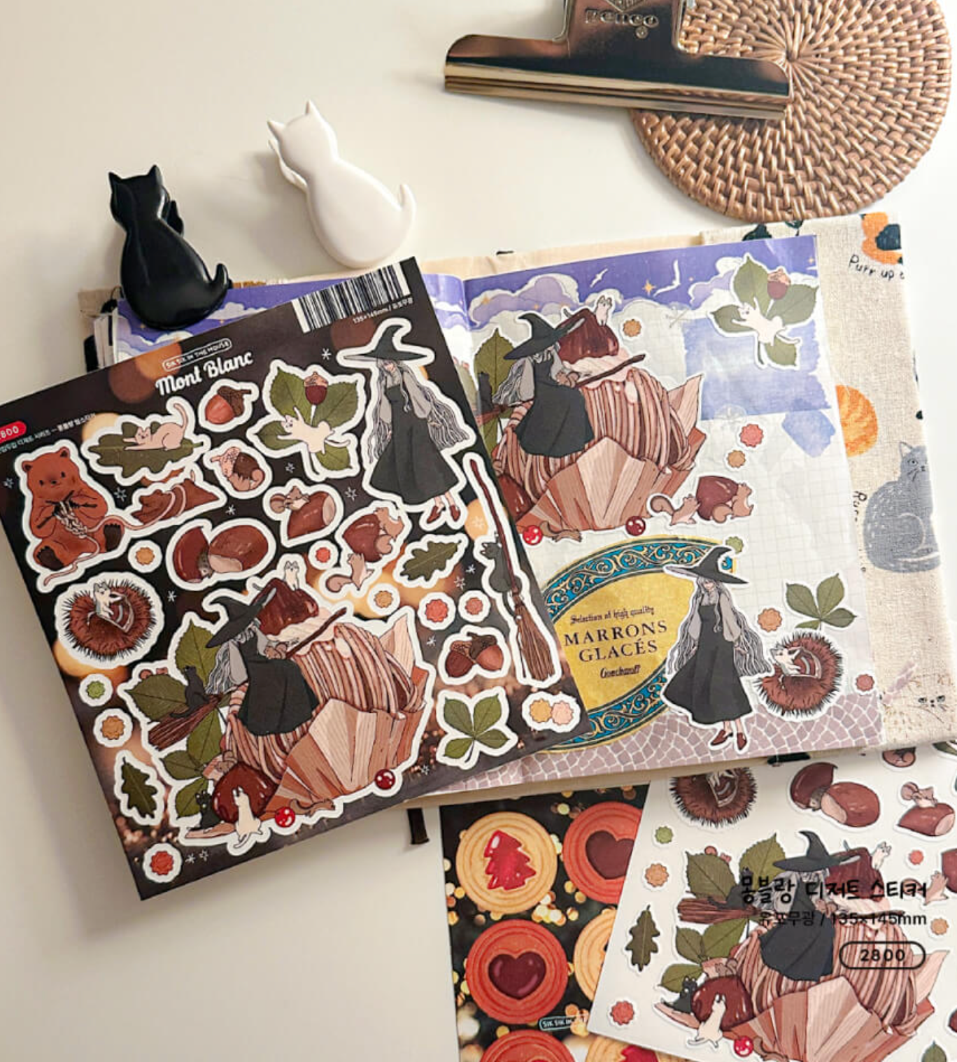 [SS37] Sik Sik in the House One Bit Two Bite Winter Dessert Sticker Pack (Singles/Pack)