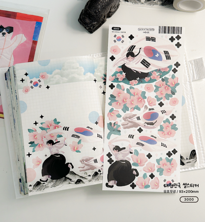 [SS38] Sik Sik in the House Korea Sticker Sheet