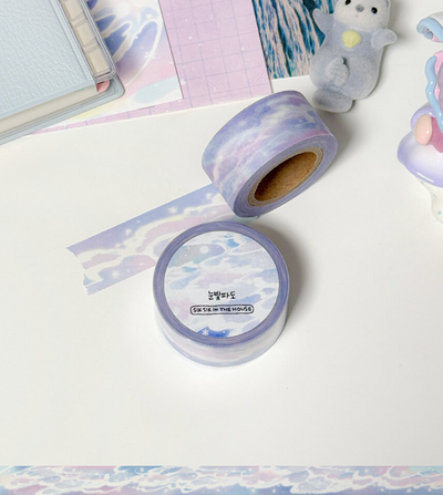 [SS40] Sik Sik in the House White Noise 20mm x 10m Masking Tape (options)