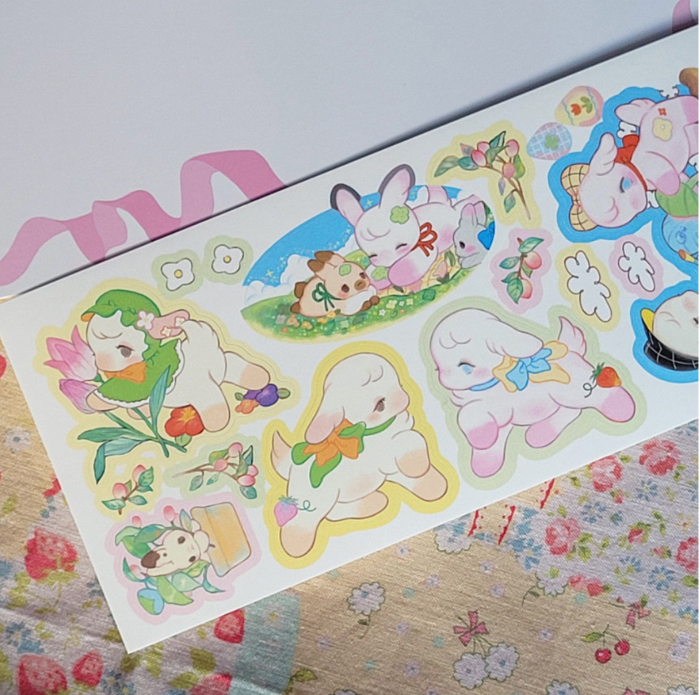 [SO31] Somsomsoso Baby Lamb's Spring Greeting Sticker Sheet