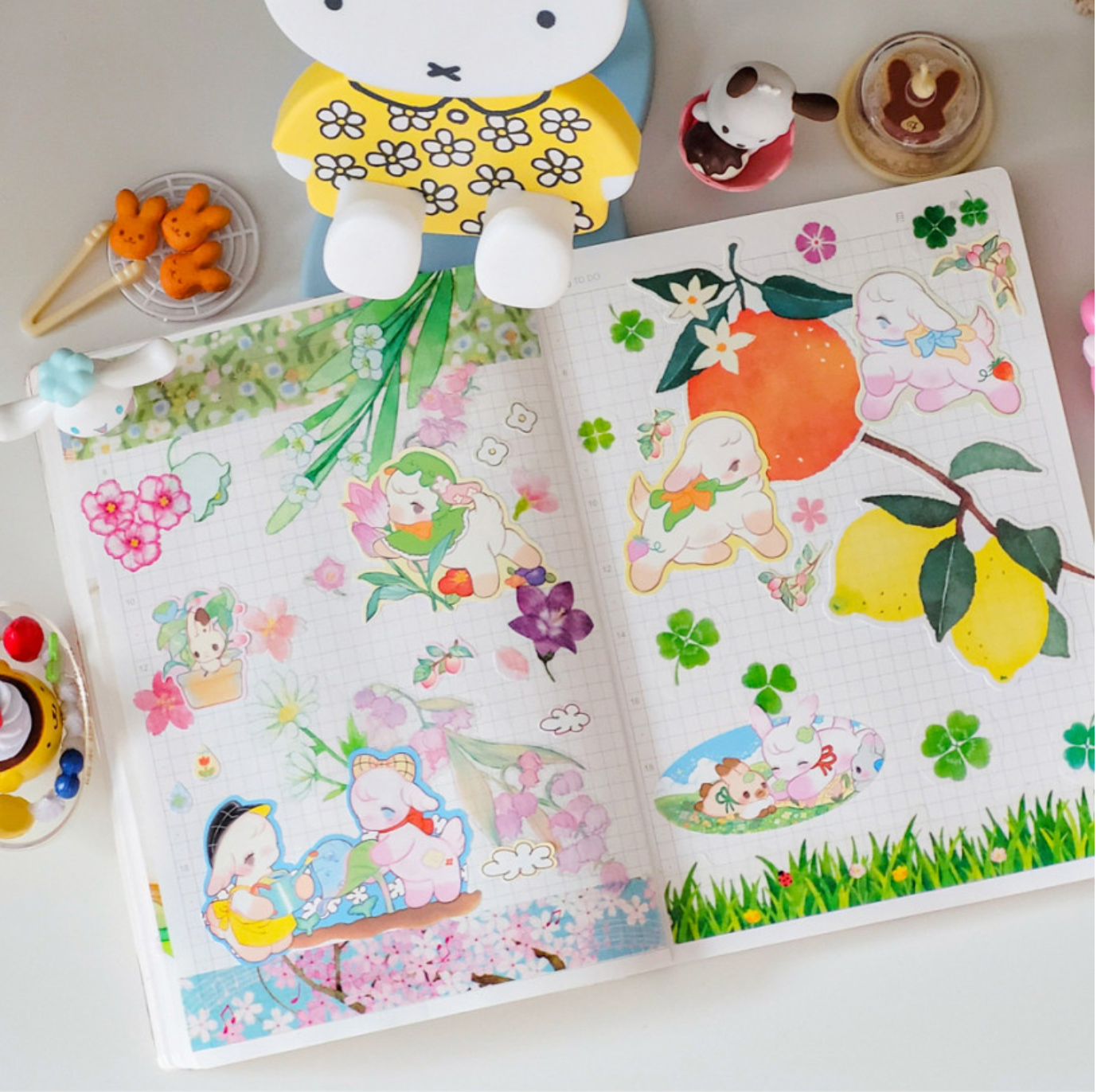 [SO31] Somsomsoso Baby Lamb's Spring Greeting Sticker Sheet