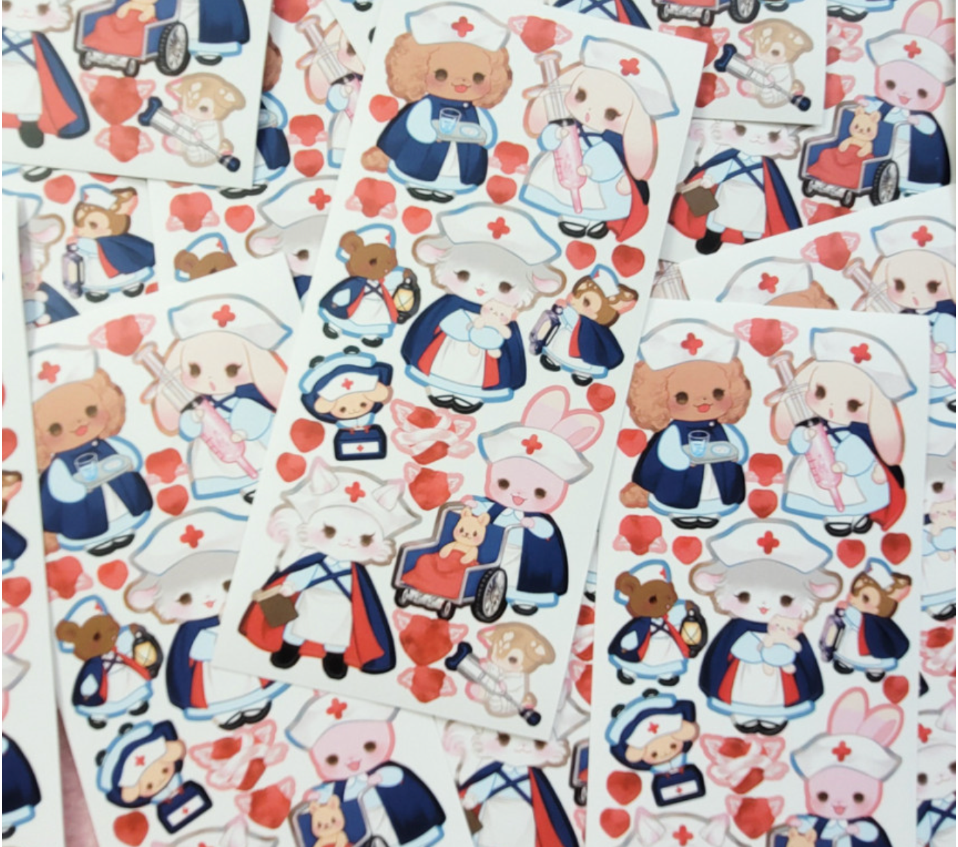 [SO32] Somsomsoso Little Nurses Sticker Sheet