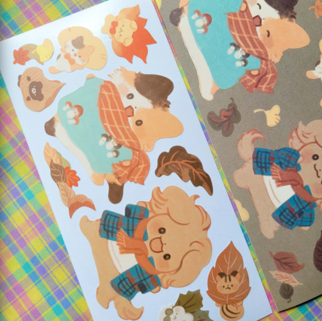 [SO37] Somsomsoso Fallen Leaf Dance Sticker Sheet
