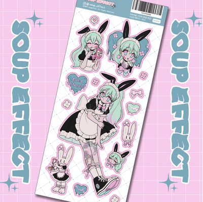 [SE09] Soup Effect Maid Sticker Sheet (options)