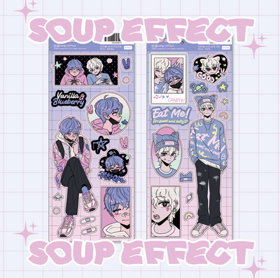 [SE10] Soup Effect Candies Sticker Sheet (options)