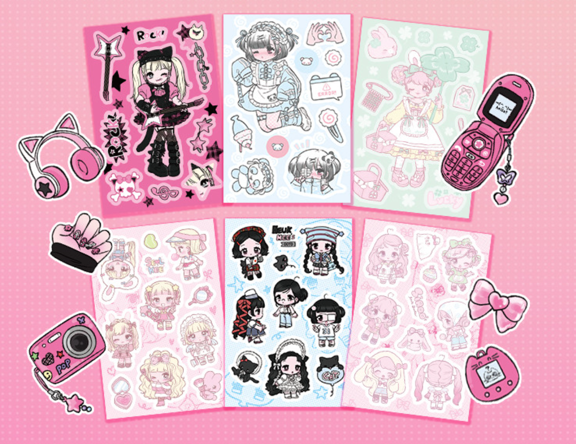 [SK44] NEW RESTOCK Seolkee Illustration Sticker Book