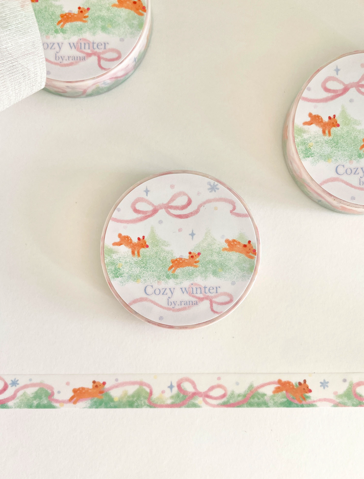 [BR07] by.rana Cozy Winter Masking Tape 10mm x 10m