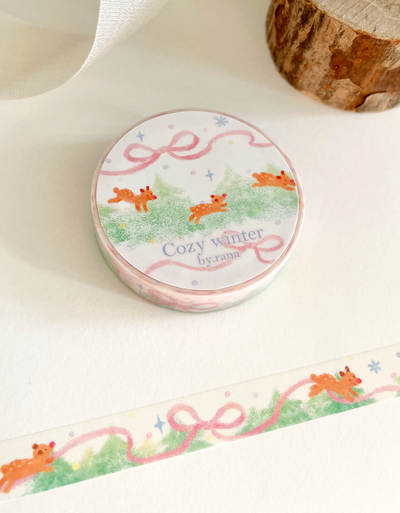 [BR07] by.rana Cozy Winter Masking Tape 10mm x 10m