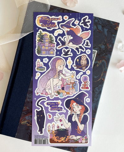 [BR08] by.rana 'Magical Witch' Sticker Sheet