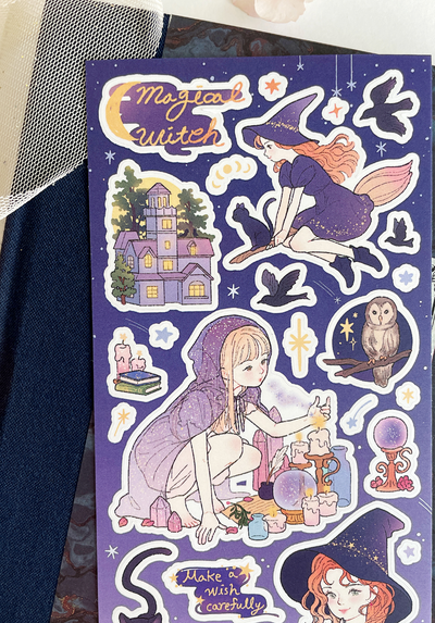 [BR08] by.rana 'Magical Witch' Sticker Sheet