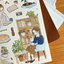 [BR09] by.rana 'Slow Book Cafe' Sticker Sheet