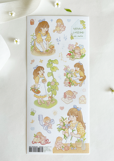 [BR13] NEW by.rana 'Happiness Gardener' Sticker Sheet