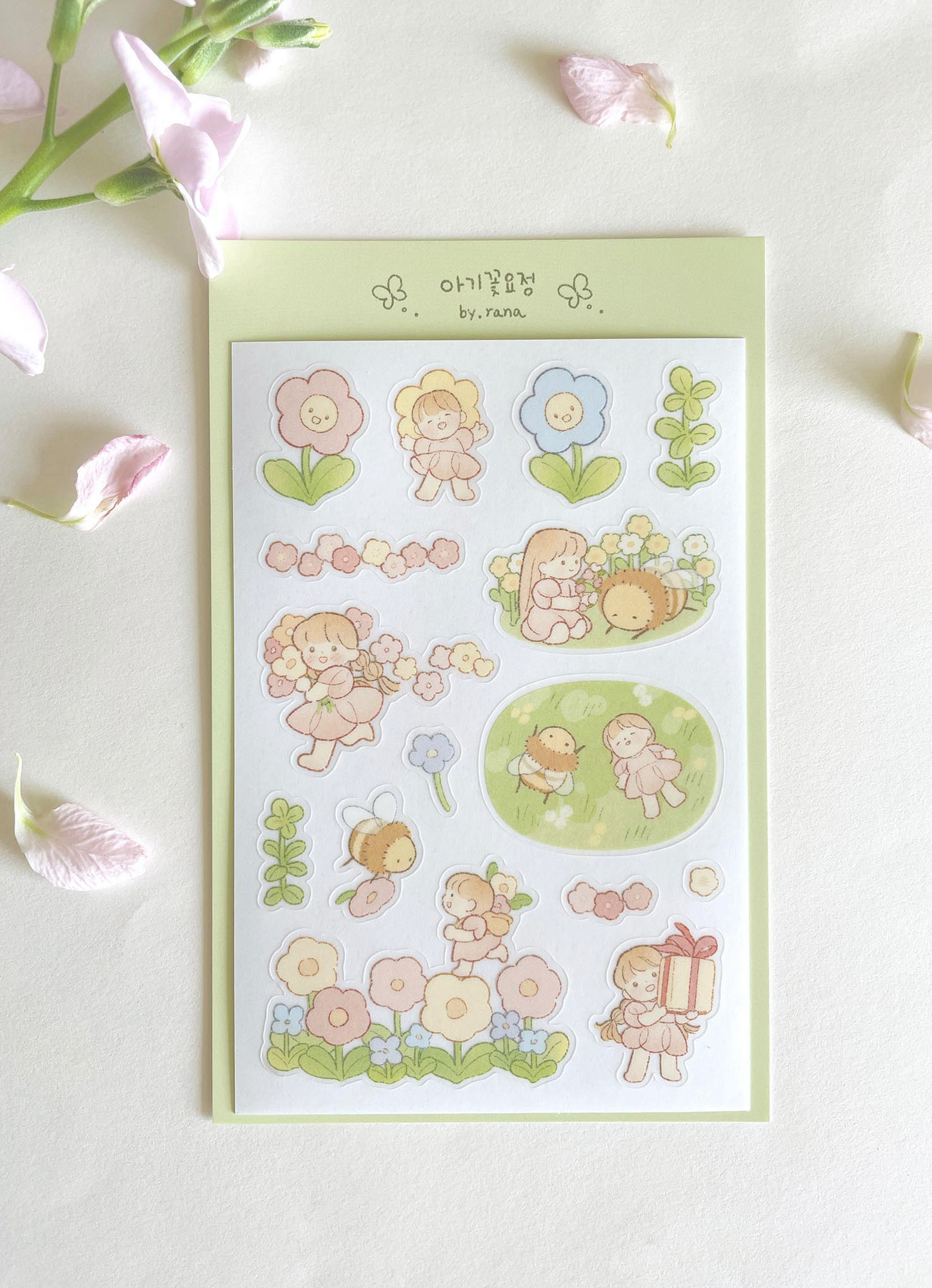 [BR14] NEW by.rana 'Baby Flower Fairy' Sticker Sheet