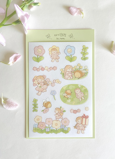 [BR14] NEW by.rana 'Baby Flower Fairy' Sticker Sheet