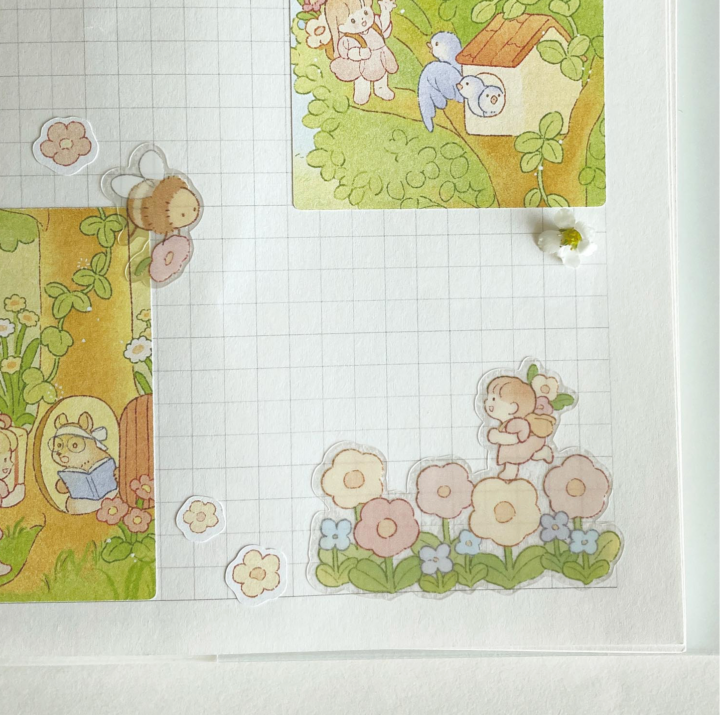 [BR14] NEW by.rana 'Baby Flower Fairy' Sticker Sheet