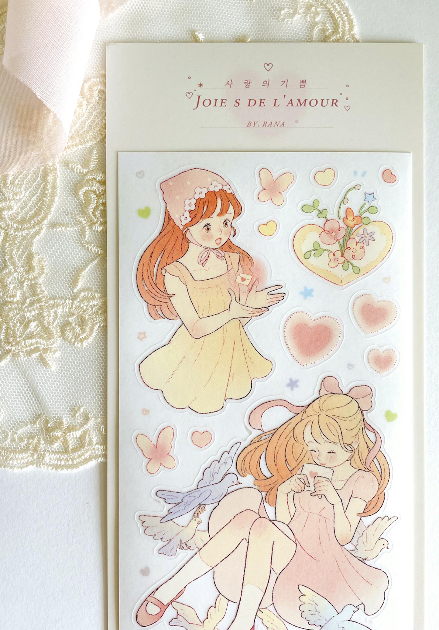 [BR16] by.rana 'Joie de L'amour' Sticker Sheet