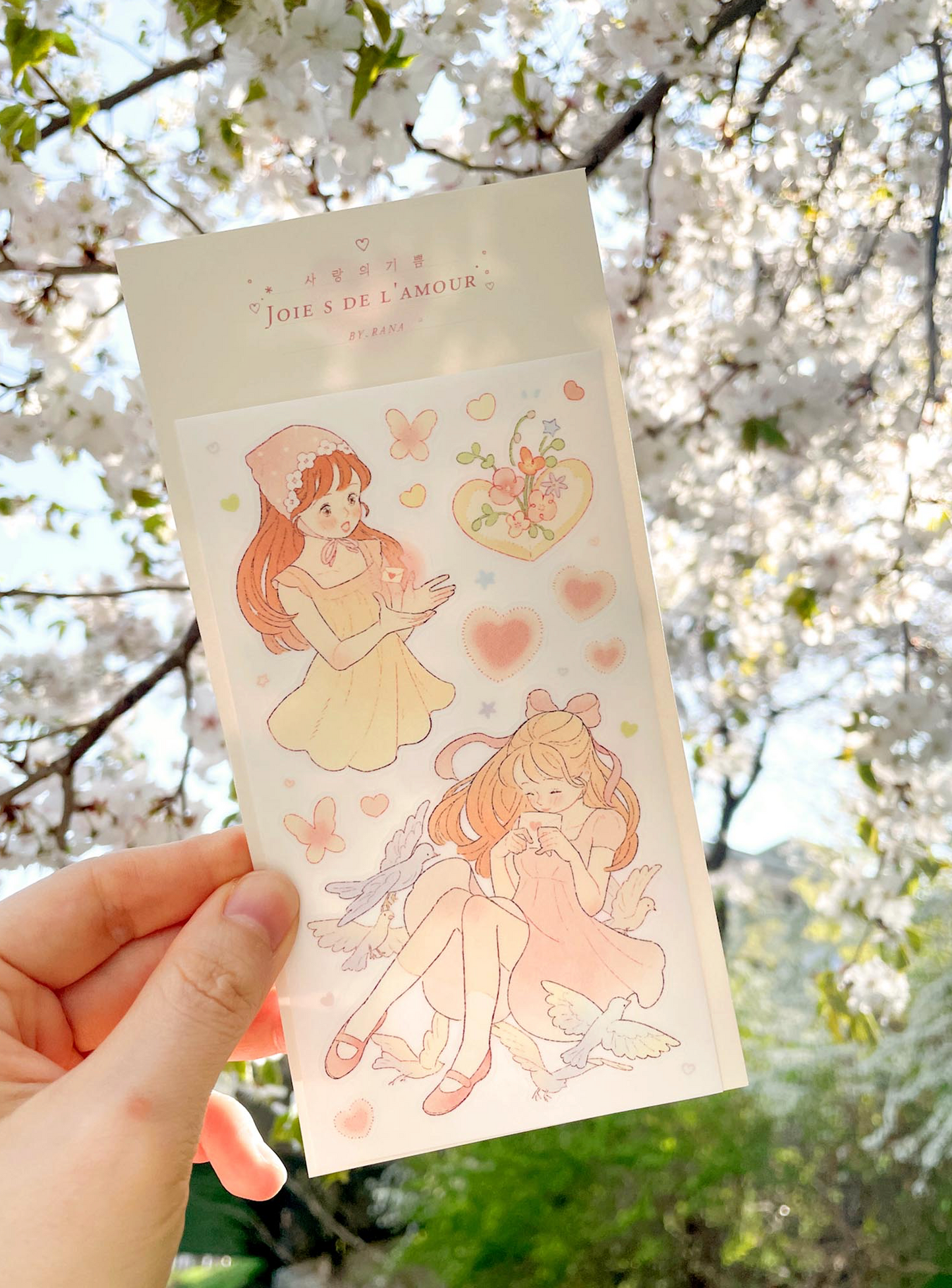 [BR16] by.rana 'Joie de L'amour' Sticker Sheet