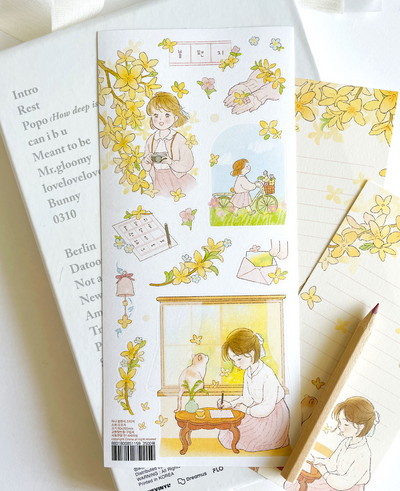 [BR17] by.rana 'Spring Letter' Sticker Sheet