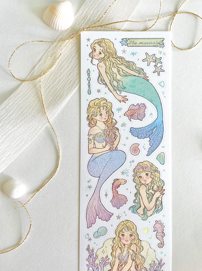 [BR18] RESTOCK by.rana 'My Little Mermaid' Aurora Foil Sticker Sheet