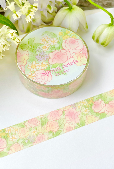 [BR22] NEW by.rana Spring Petal Masking Tape 15mm x 10m