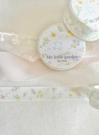 [BR24] NEW by.rana My Little Garden Masking Tape 15mm x 10m