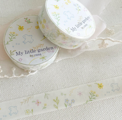 [BR24] NEW by.rana My Little Garden Masking Tape 15mm x 10m