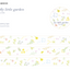 [BR24] NEW by.rana My Little Garden Masking Tape 15mm x 10m