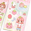 [PK27] Pinkrue Strawberry Angel Sticker Pack (Singles/Pack)