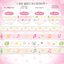 [PK33] Pinkrue Music Note & Melody Masking Tape 15mm x 10m (Set/Single)