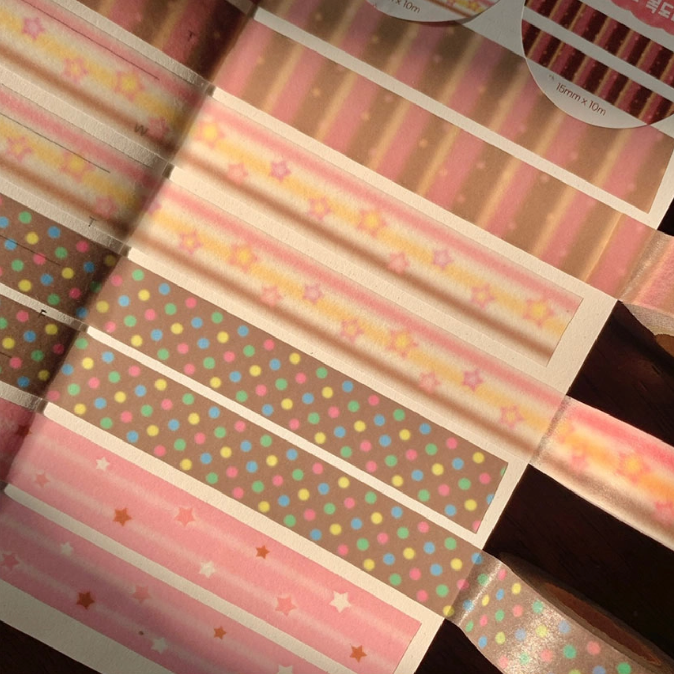 [PK35] Pinkrue Pink Chocolate Masking Tape 15mm x 10m (Set/Single)