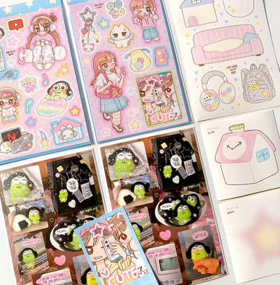[PK40] Pinkrue Otaku's Day Sticker Pack (Singles/Pack)
