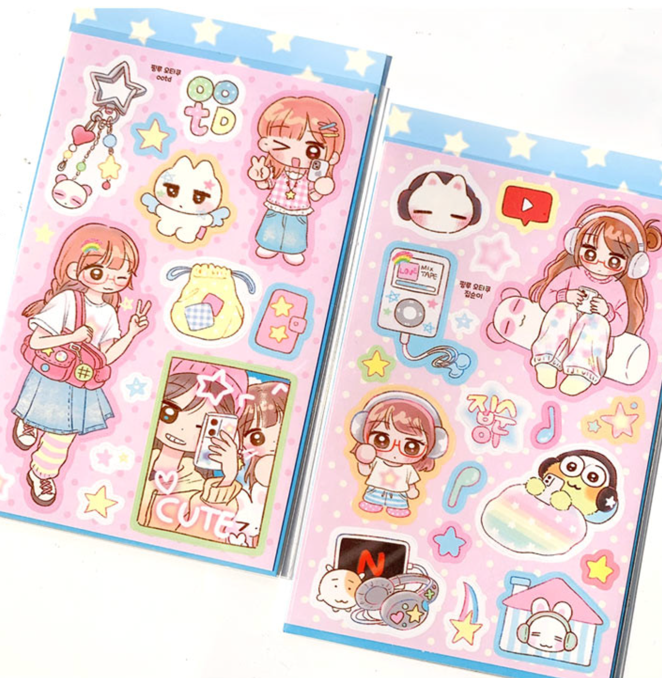[PK40] Pinkrue Otaku's Day Sticker Pack (Singles/Pack)