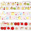 [PK42] Pinkrue Pudding Dessert Kisscut Masking Tape 25mm x 5m (Set/Singles)