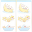 [GO49] Gowoongrim x Maybean x NyungNyung Shop Collab 'Star, Sky and Moon' Sticker Pack