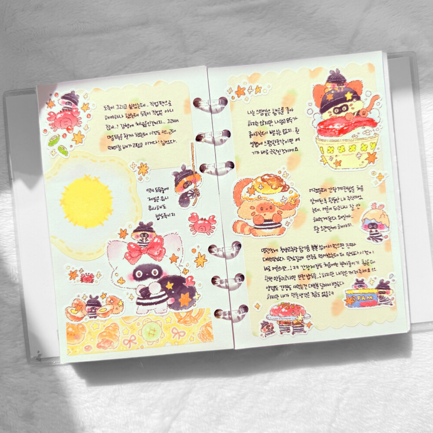 [GO52] Gowoongrim 'Give me All the Good Food' Sticker Pack (Pack/Singles)