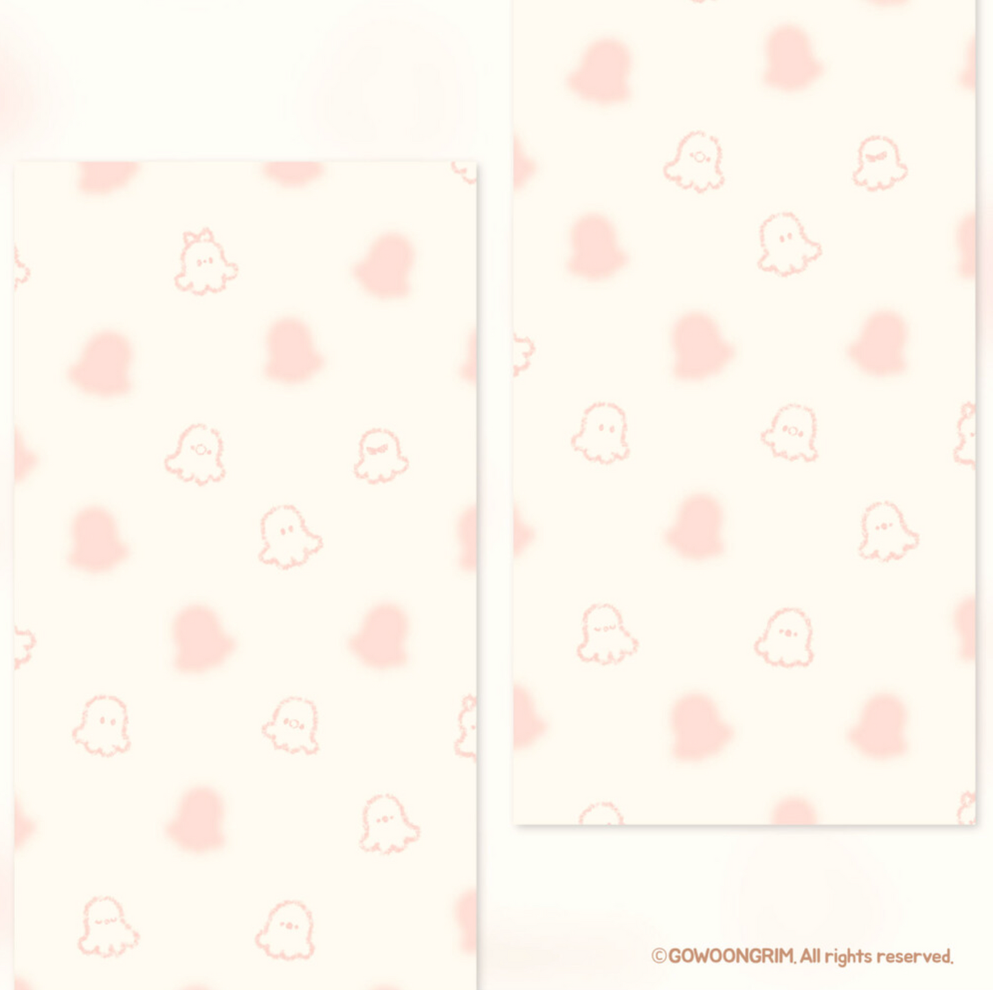 [GO53] Gowoongrim 'Bento' Background Memo Sticker Pack