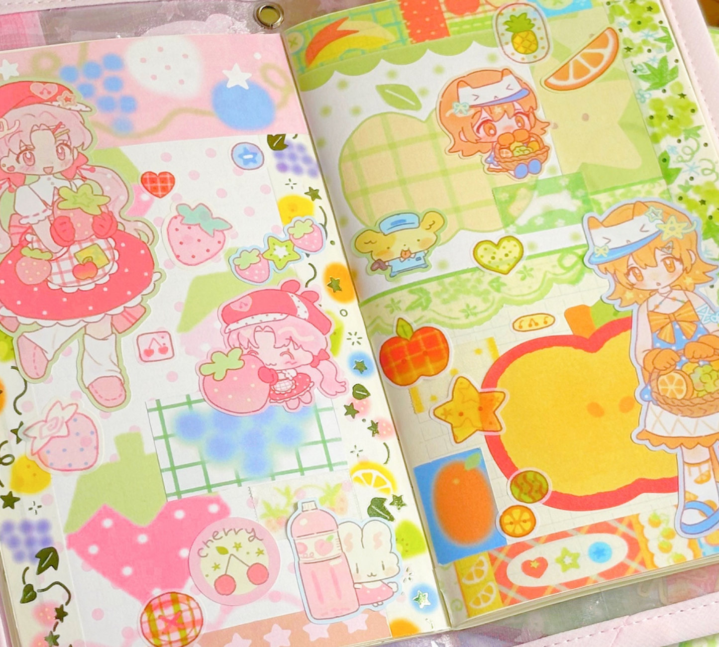 [CW112] Cotton World 'Fruits Time' Masking Tape 15mm x 5m (options)
