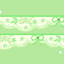 [CW113] Cotton World 'Green Grape' Lace Diecut Masking Tape 17mm x 5m